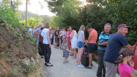 Otvoritev sprejhajalne poti v Škocjanu 2